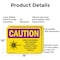 Signmission Radiation & Laser Sign, 10 in H x 14 in W, Aluminum, Rectangle OS-2PACK-CR-A-1014-L-10214 - alternate 6